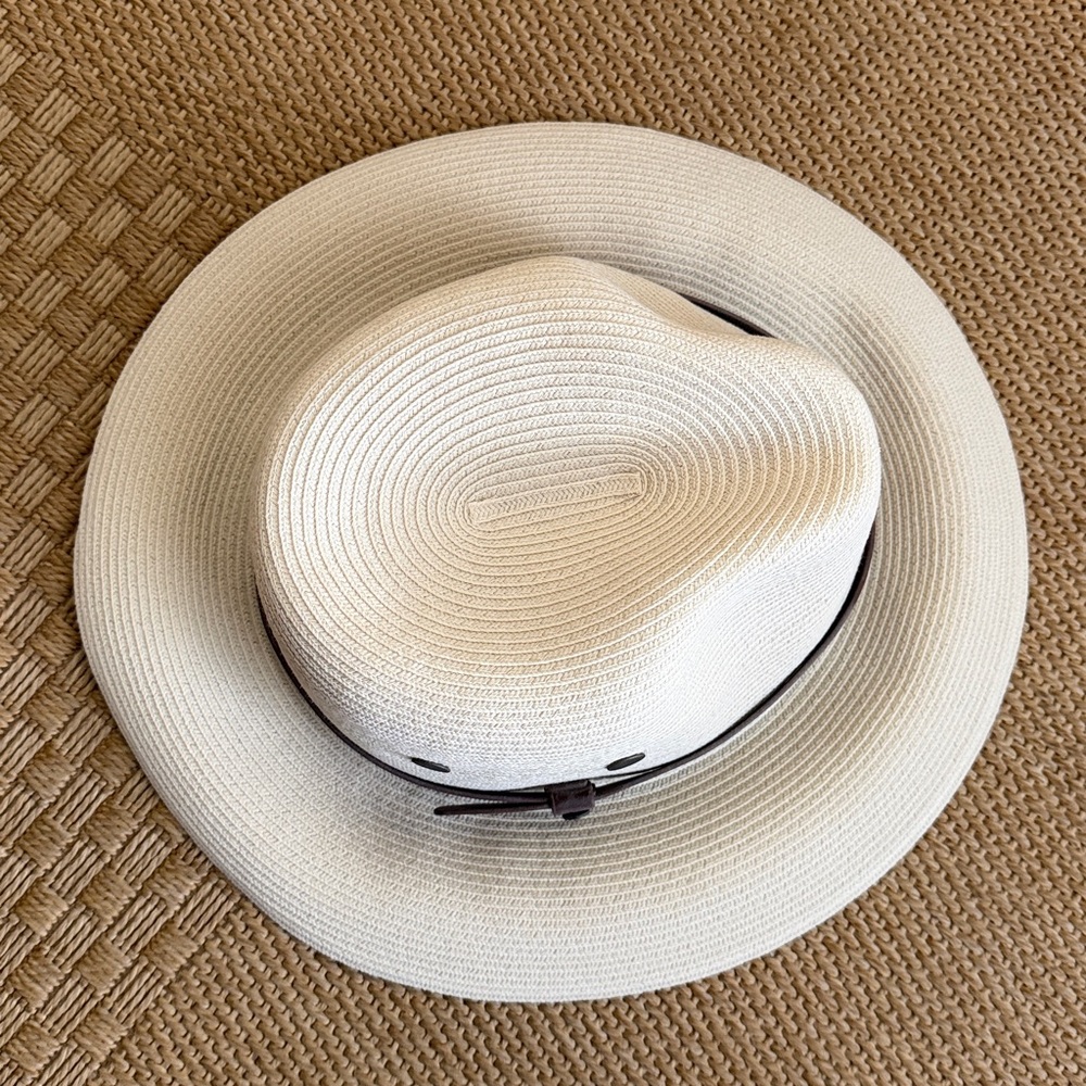 Coolibar Men’s Smartstraw UPF 50+ Packable Golf Hat—L/XL - Picture 4 of 10